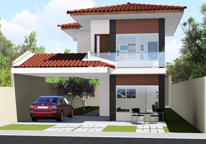 Projeto de sobrado com Amplo Closet - Cód. 142