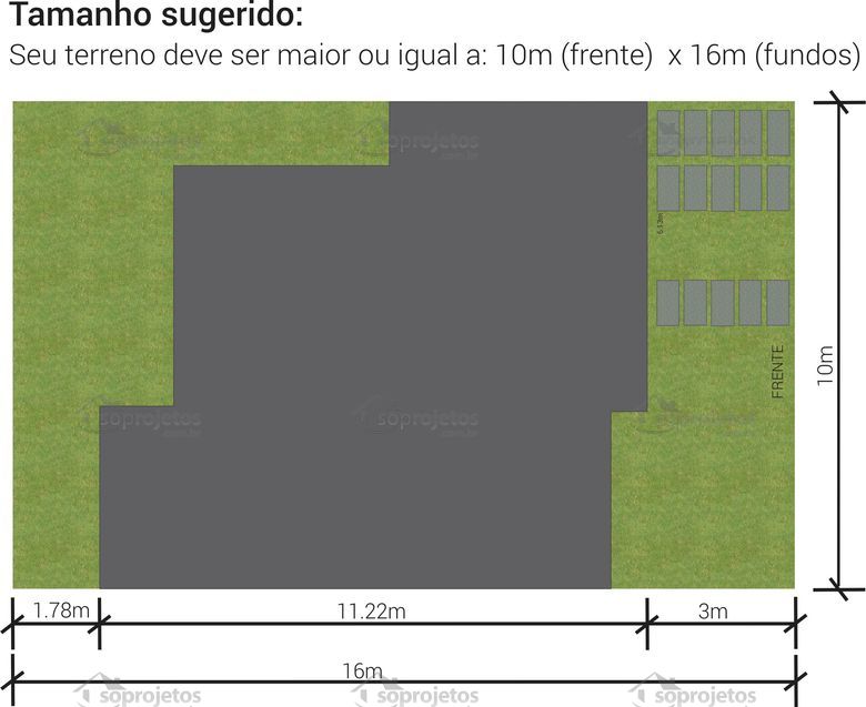 Planta de casa terrea com 2 quartos sendo 1 suite cod 155 planta de locacao