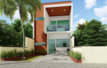 Planta de sobrado com 3 quartos para terreno 5x20 foto 1
