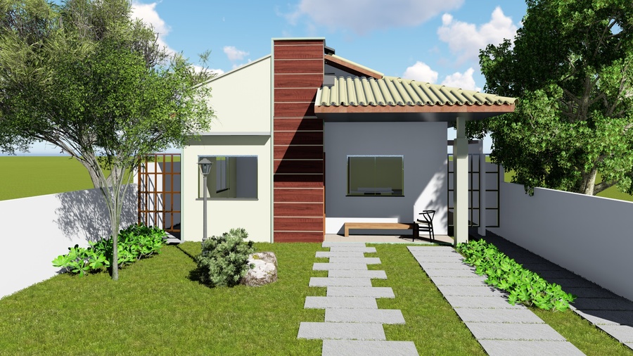 Projeto de casa Térrea com Suíte