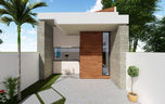 Casa terrea 5 metros de frente cod 169 fachada