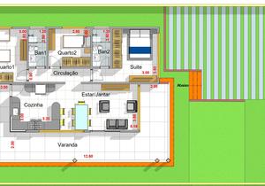 Planta humanizada do projeto Cód. 178
