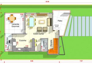 Planta humanizada do projeto Cód. 179