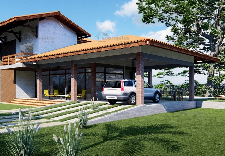 Casa de fazenda campo ou praia com 4 quartos - cod. 187 - fachada 2