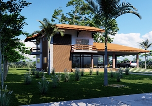 Casa de fazenda campo ou praia com 4 quartos - cod. 187 - fachada 3