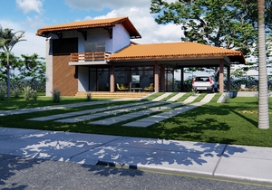 Casa de fazenda campo ou praia com 4 quartos - cod. 187 - fachada 4