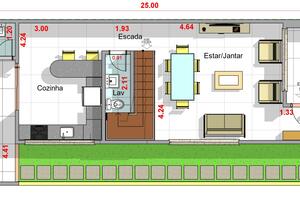 Planta humanizada do projeto Cód. 188