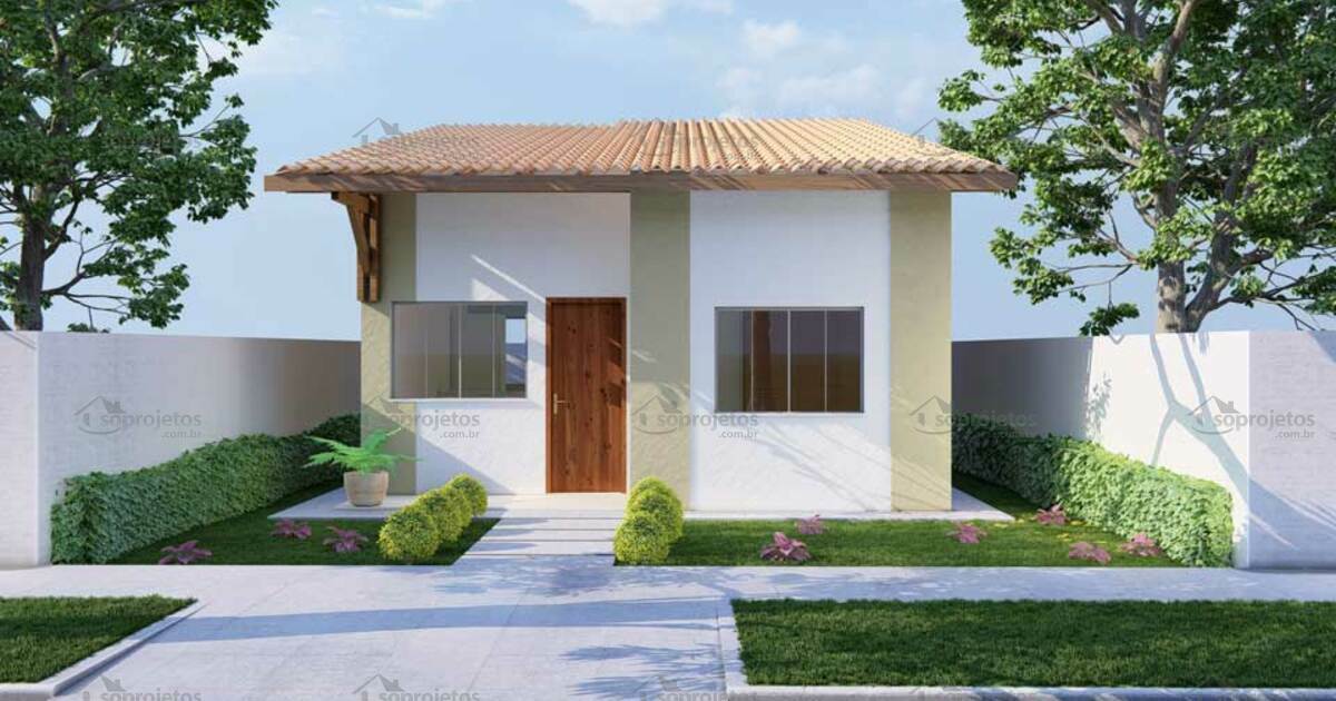 Casa pré fabricada de 48 m2- modelo estrutural ( sem acabamentos