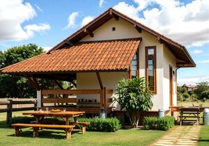 Projeto de Chalé de Campo e Praia - Cód. 76