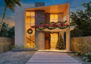 Planta de casa sobrado com 2 quartos e 1 suíte - Cód. 179