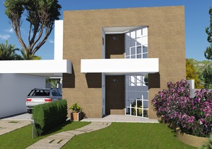Projeto de Sobrado com 3 suites e garagem - Cód. 120