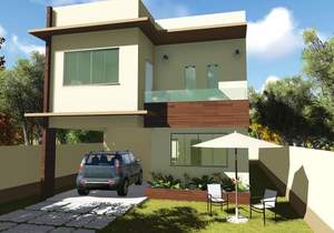 Versão do Projeto Cód. 123 com 3 quartos sendo 1 suite - Cód. 130