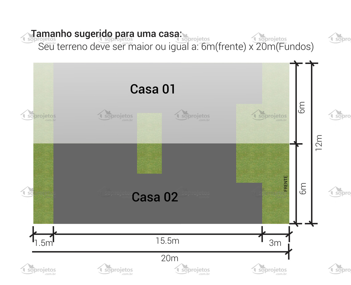 Planta De Casa Tipo L 0319