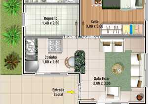 Planta humanizada do projeto Cód. 52