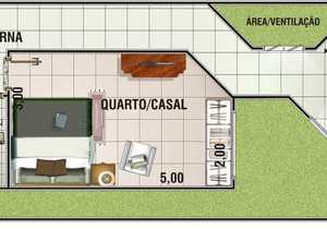 Planta humanizada do projeto Cód. 58