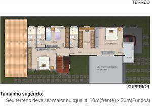 Planta humanizada do projeto Cód. 118