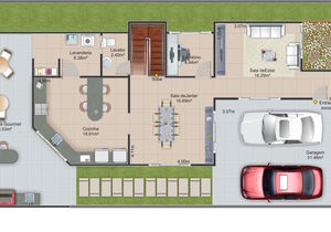 Planta humanizada do projeto Cód. 119