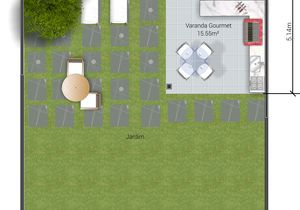 Planta humanizada do projeto Cód. 125