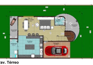 Planta humanizada do projeto Cód. 134